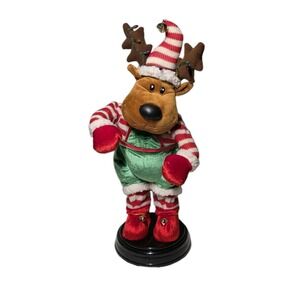 Gemmy "Shake Your Booty" Dancing Reindeer Spinning Musical Rare
